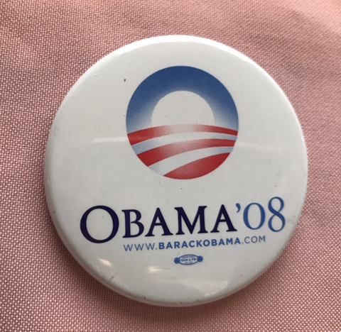 Obama 08 Political Campaign Pinback Button