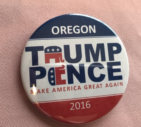 Nice Oregon Trump Presidential Campaign Buttons
